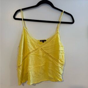 Yellow Spaghetti Strap Top